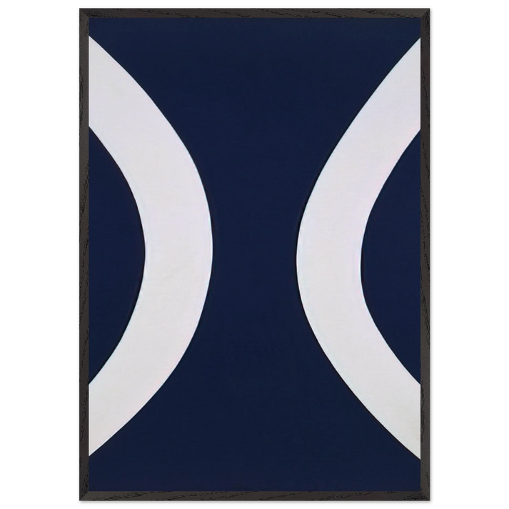 Brooklyn Bridge VII - Ellsworth Kelly 70x100 cm / 28x40 inches Framed Art Print – Black Wooden Frame