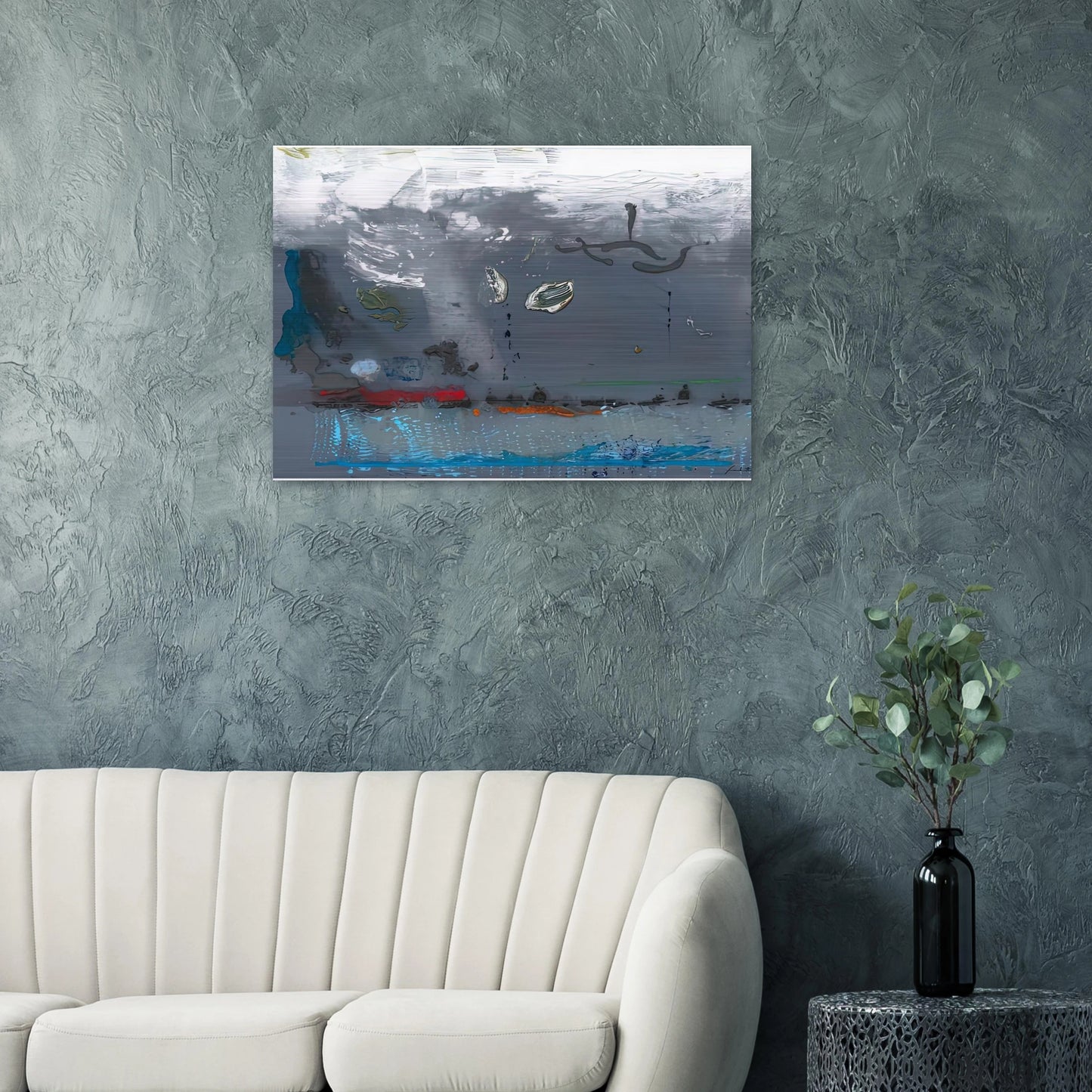 Vespers, 1992- - Helen Frankenthaler Brushed Aluminum Print - 70x100 cm / 28x40 inches | Helen Frankenthaler Aluminum Print | Helen Frankenthaler Prints