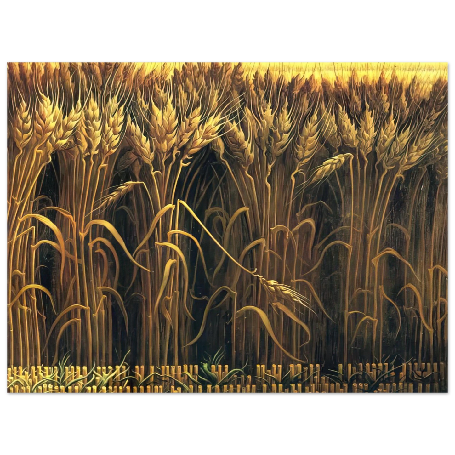 Thomas Hart Benton - WHEAT Fine Art Poster - Default Title