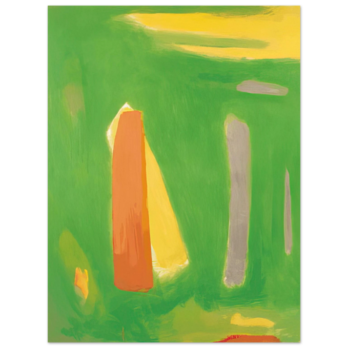 Esteban Vicente - RITMICO 1995 75x100 cm / 30x40inches Fine Art Poster