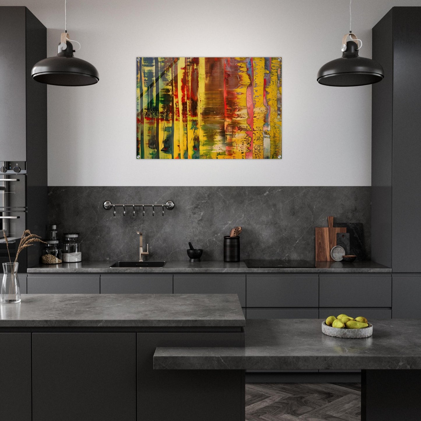 ABSTRACT PAINTING 780 1 1 - Gerhard Richter Acrylic Print - 70x100 cm / 28x40″ inches