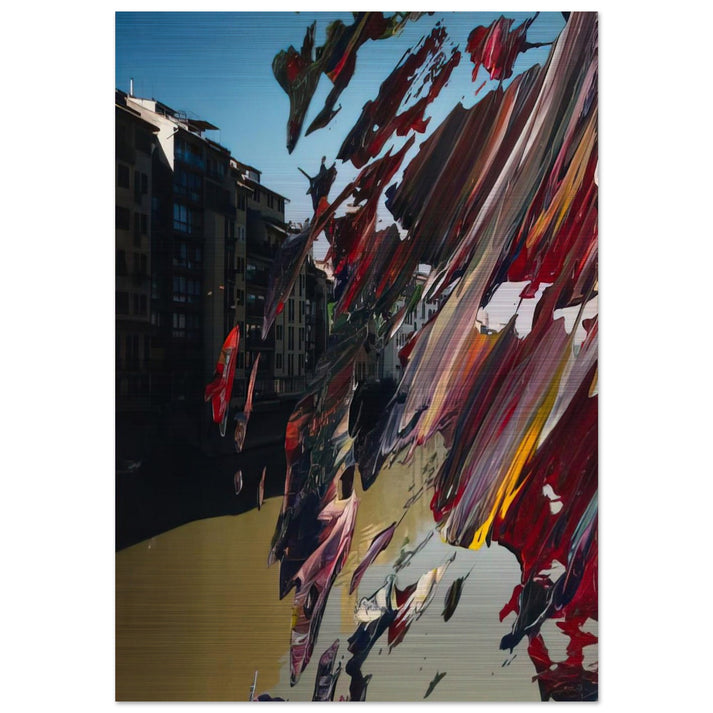 FIRENZE - Gerhard Richter Brushed Aluminum Print - 70x100 cm / 28x40 inches | Gerhard Richter Aluminum Print | Gerhard Richter Prints
