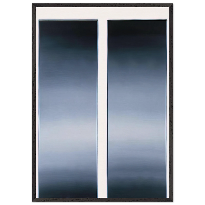 PASSAGE - Gerhard Richter 70x100 cm / 28x40 inches Framed Art Print – Black Wooden Frame