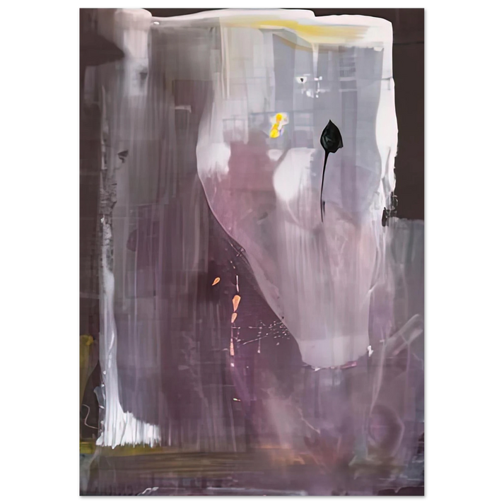 Helen Frankenthaler - Portrait of Margaretha Trip, 1980- Wall Art - 30x40 cm / 12x16 inches - Premium Wooden Framed Poster With Fine Art Paper-canvas - Black frame