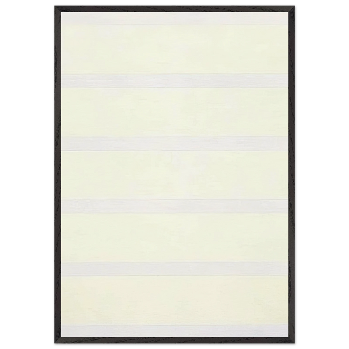 Untitled 15 Peace - Agnes Martin 70x100 cm / 28x40 inches Framed Art Print – Black Wooden Frame