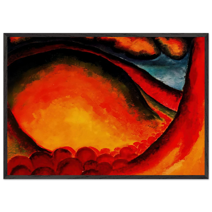 Special 21 - Georgia OKeeffe 70x100 cm / 28x40 inches Framed Art Print – Black Wooden Frame