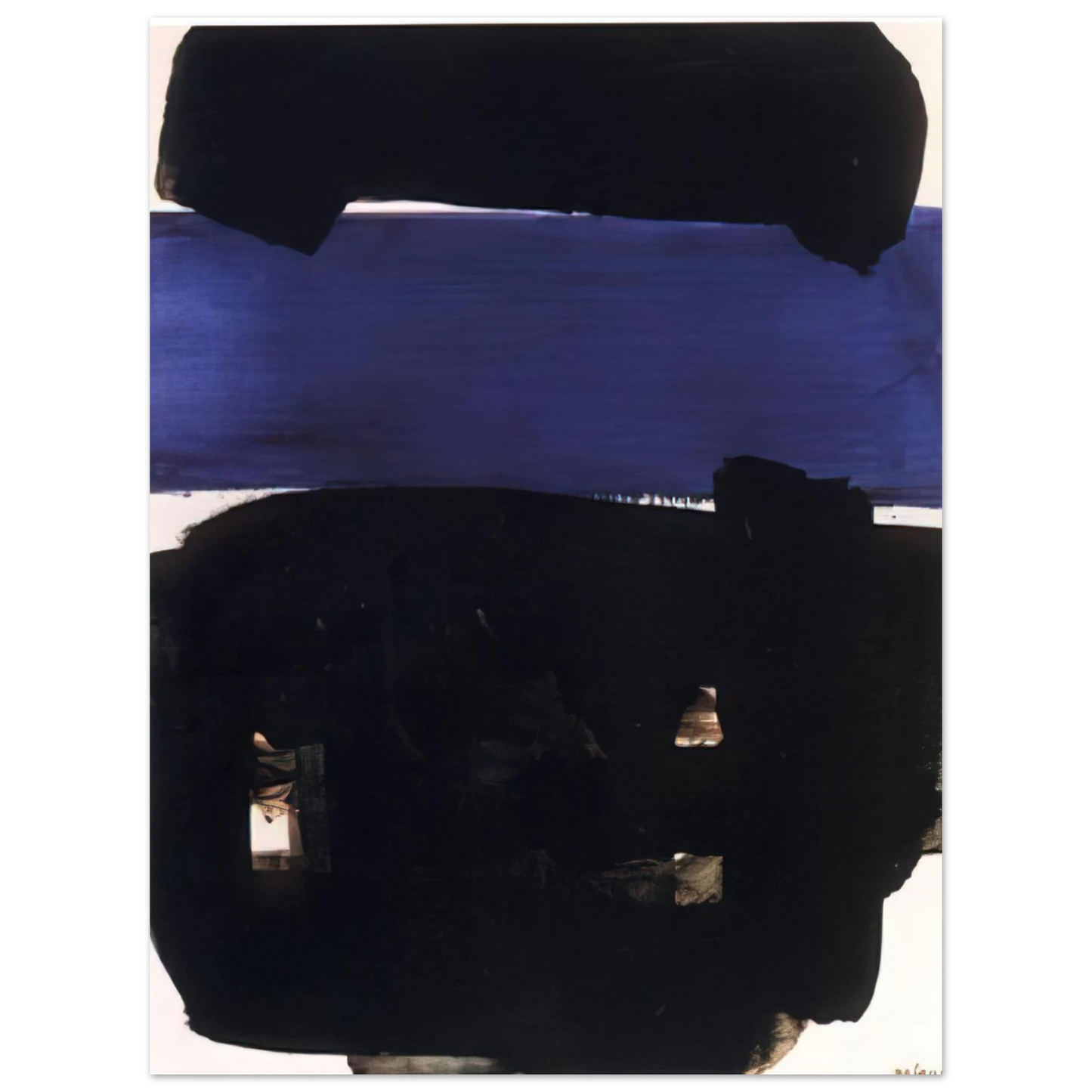 Pierre Soulages - Peinture 23 Mai 1969 - 1969 Fine Art Poster - Default Title