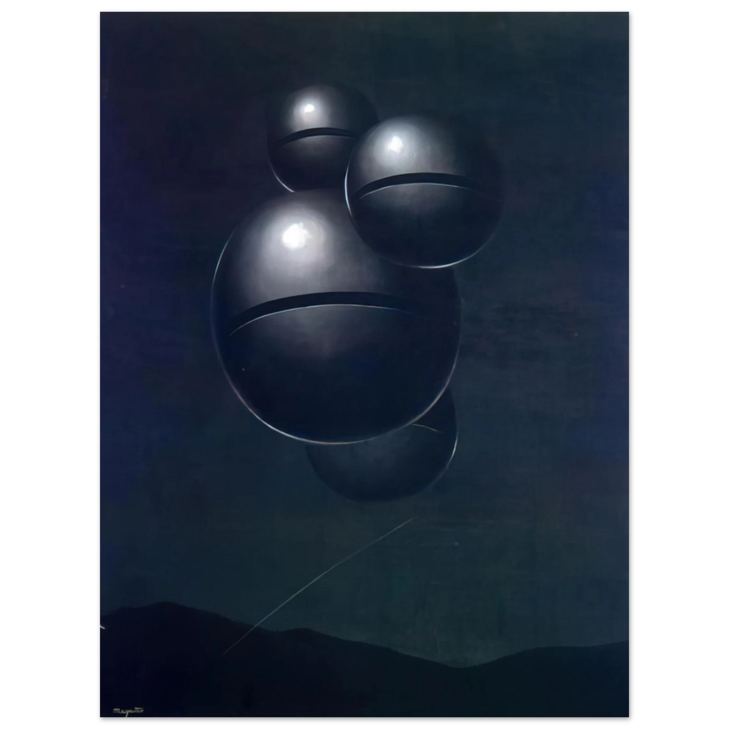 Rene Magritte - THE VOICE OF SPACE 1928 1 Fine Art Poster - Default Title