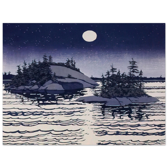 Neil Welliver - Islands Allagash - 1990 75x100 cm / 30x40inches Fine Art Poster