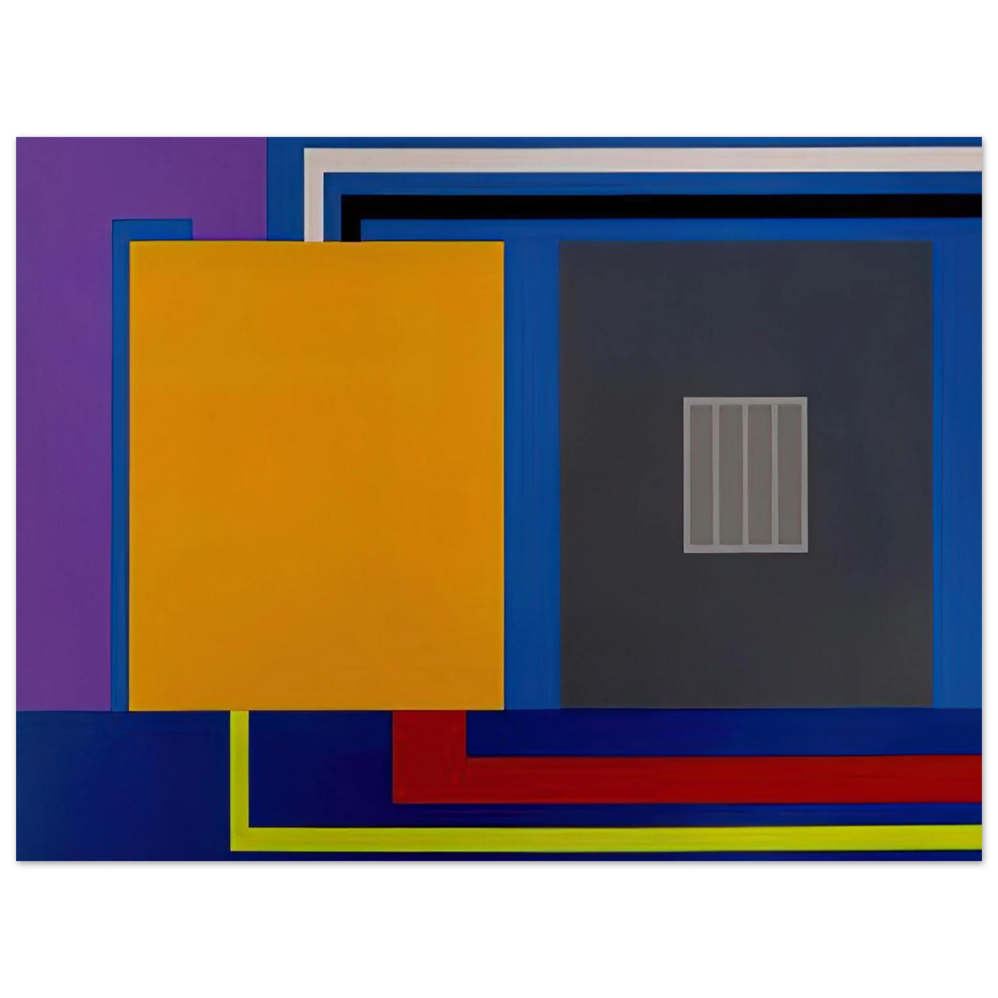 Peter Halley - A Perfect World - 1993 Fine Art Poster - Default Title