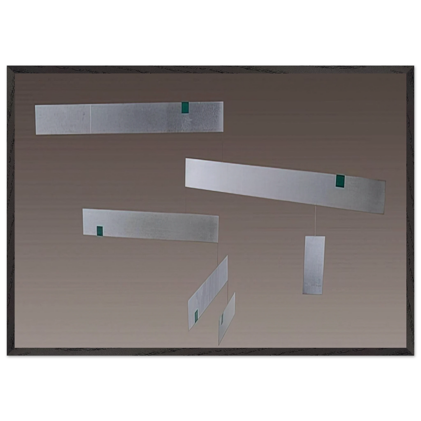 Macchina inutile - 1956 - Bruno Munari Framed Art Print – Black Wooden Frame - Default Title - -Framed Art Print