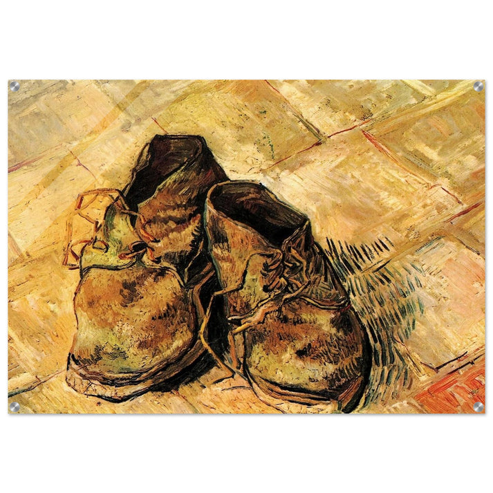 A Pair of Shoes - Vincent van Gogh Acrylic Print - 70x100 cm / 28x40″ inches