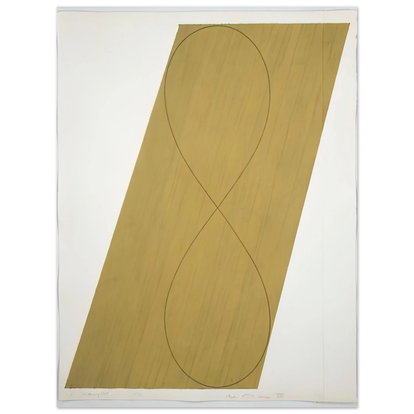 Robert Mangold - STUDY ATTIC SERIES VIII 1990 Fine Art Poster - Default Title