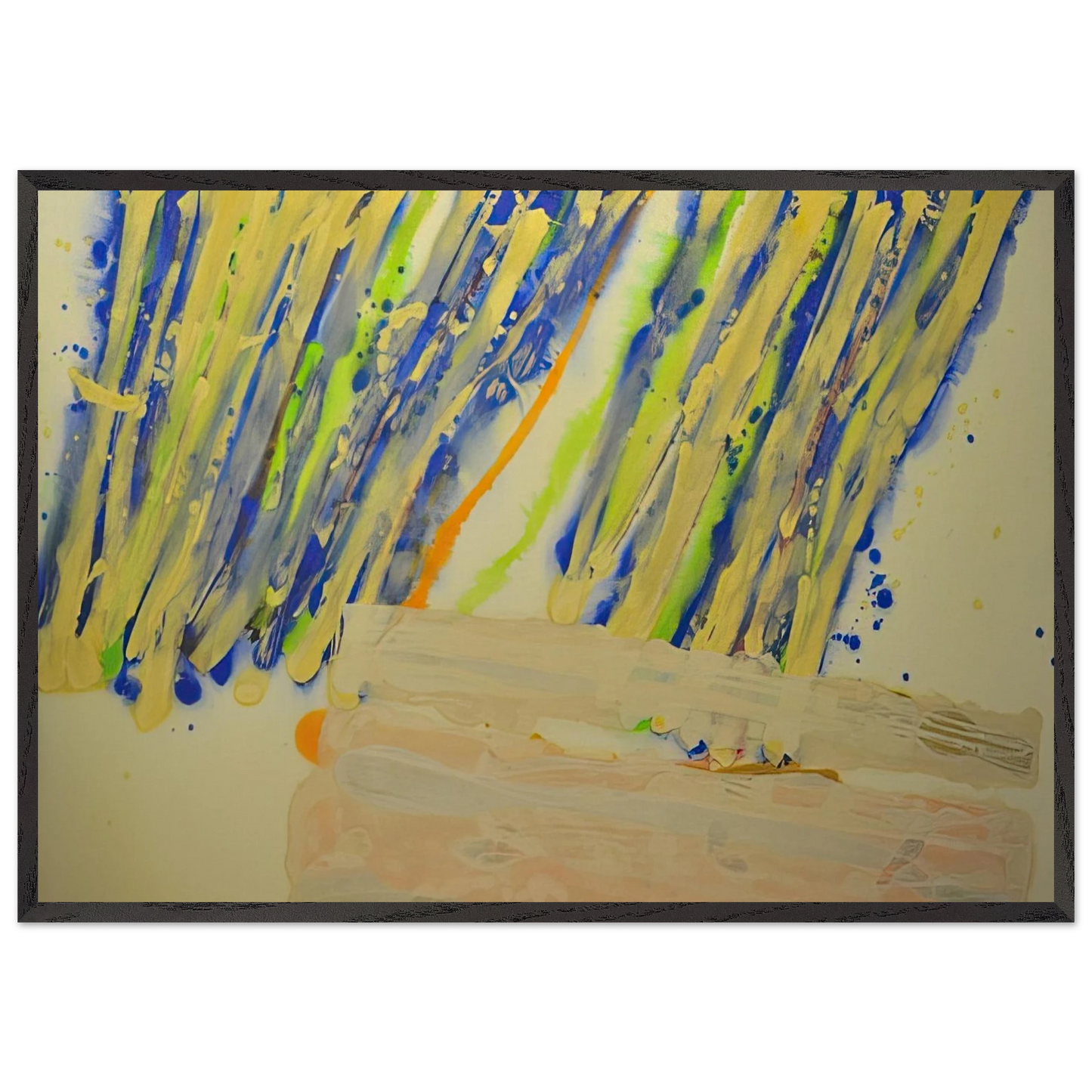 Vincent - 1979 - Albert Irvin Framed Art Print – Black Wooden Frame - Default Title - -Framed Art Print