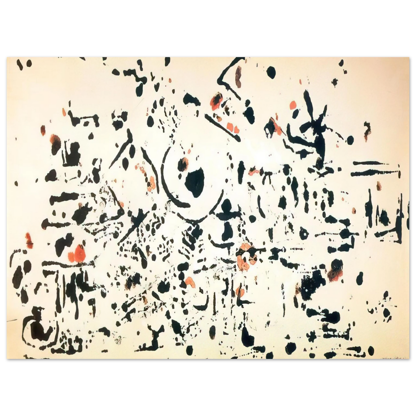 Jackson Pollock - UNTITLED 1951 Fine Art Poster - Default Title