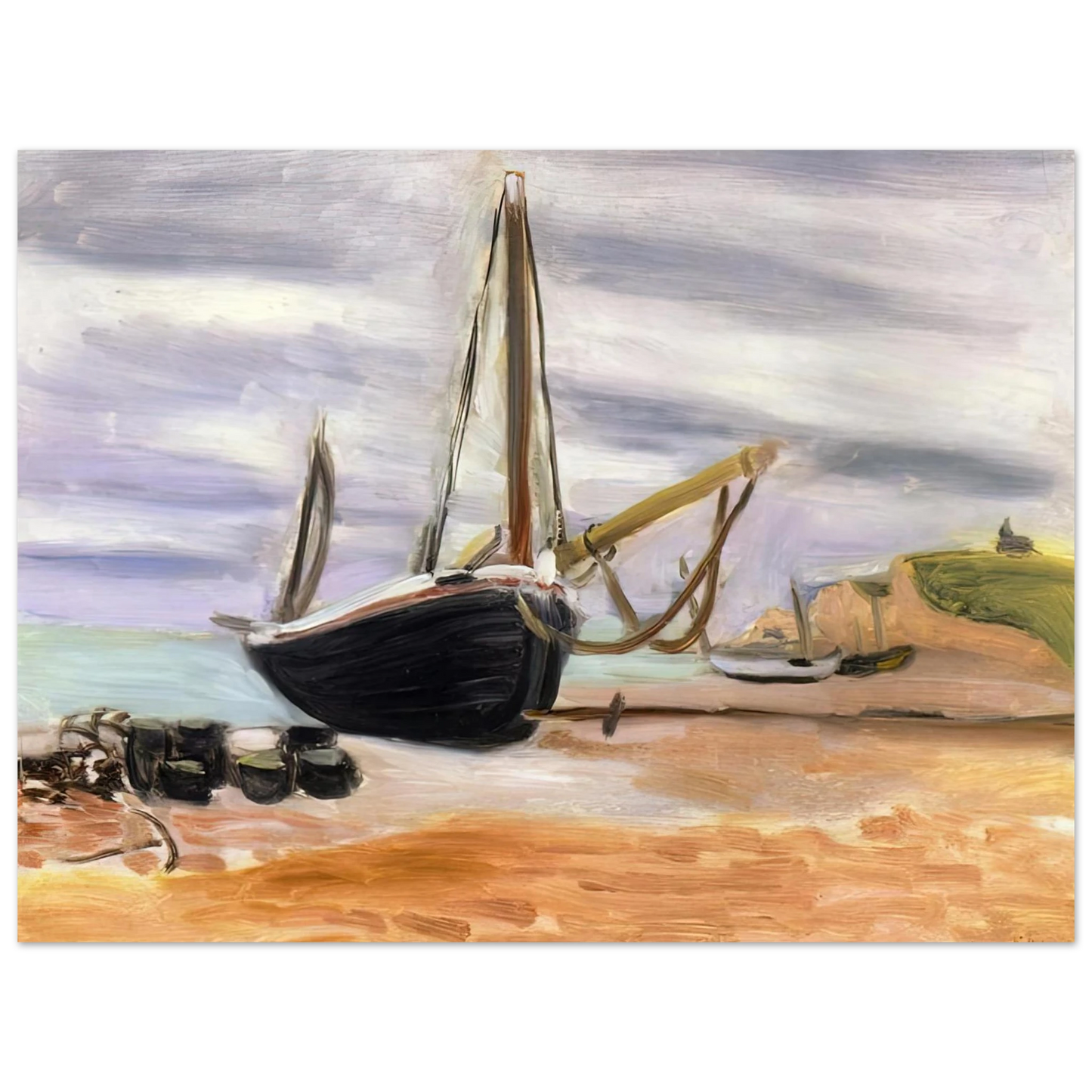 Henri Matisse - BOATS AT ETRETAT 1920 Fine Art Poster - Default Title