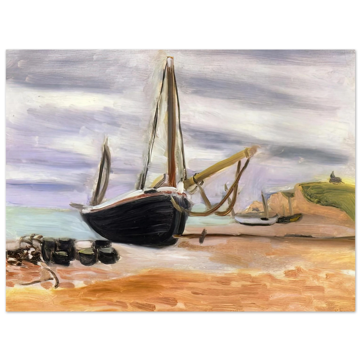 Henri Matisse - BOATS AT ETRETAT 1920 75x100 cm / 30x40inches Fine Art Poster