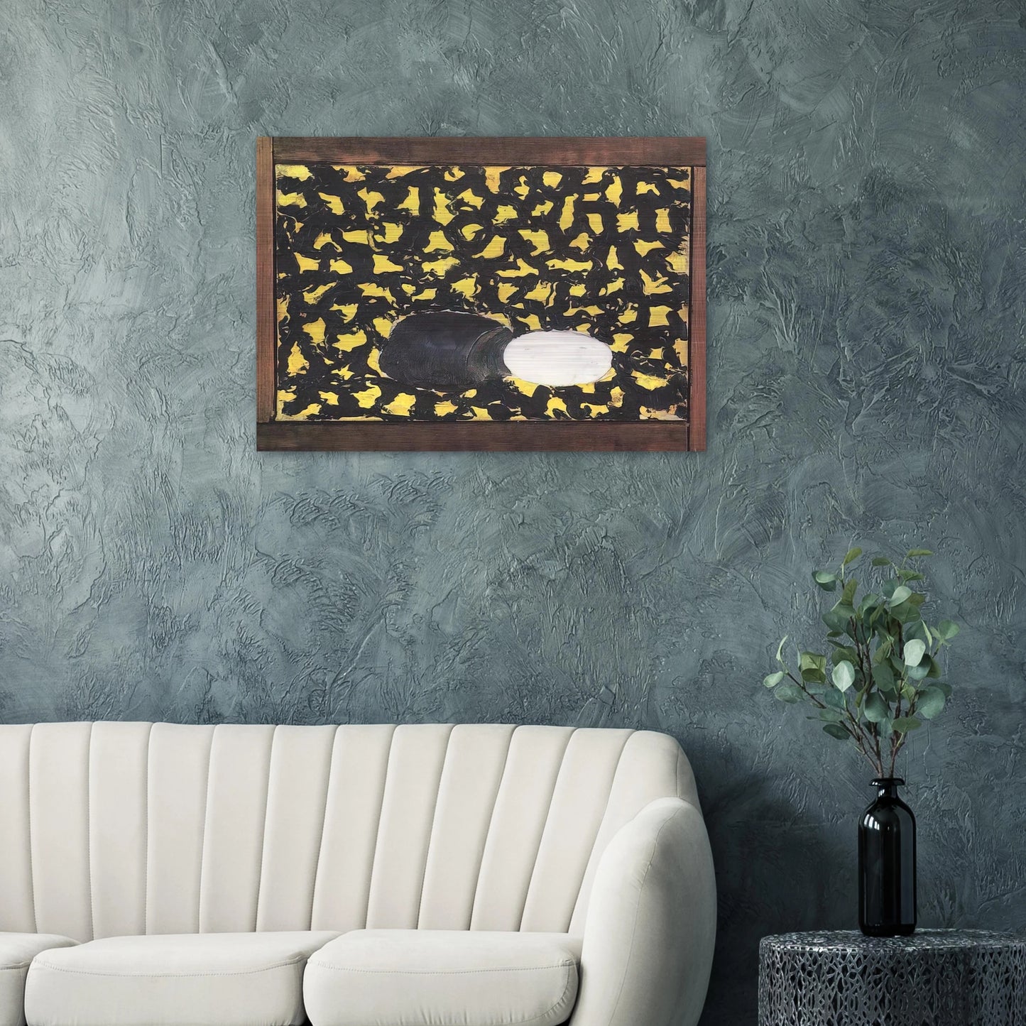 It Fits - 1955 - Forrest Bess Brushed Aluminum Print - 70x100 cm / 28x40 inches | Forrest Bess Aluminum Print | Forrest Bess Prints