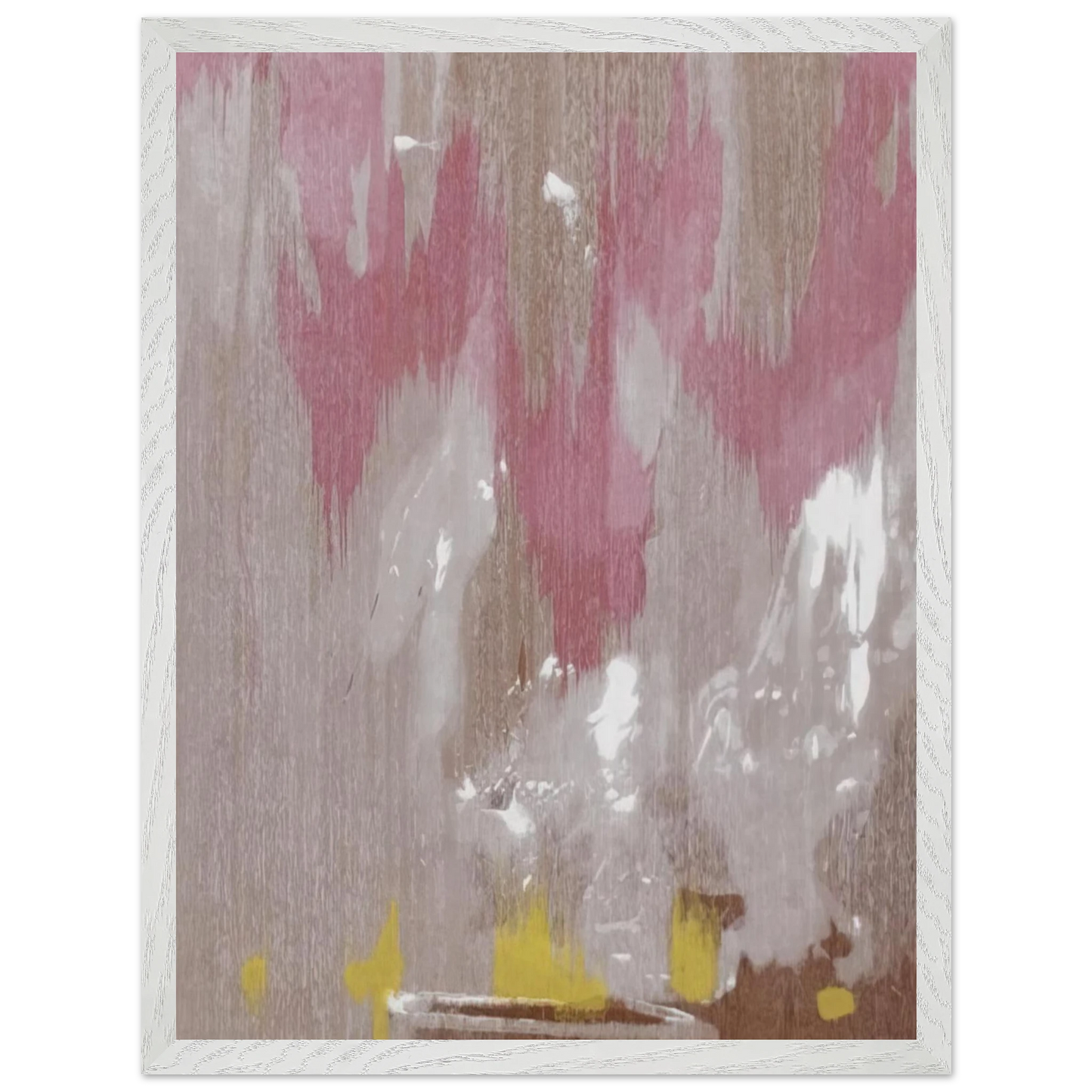 Helen Frankenthaler - Tales of Genji IV - 1998 Wall art - A2 (42 x 59.4 cm) - Premium Wooden Framed Poster With Fine Art Paper - Black frame