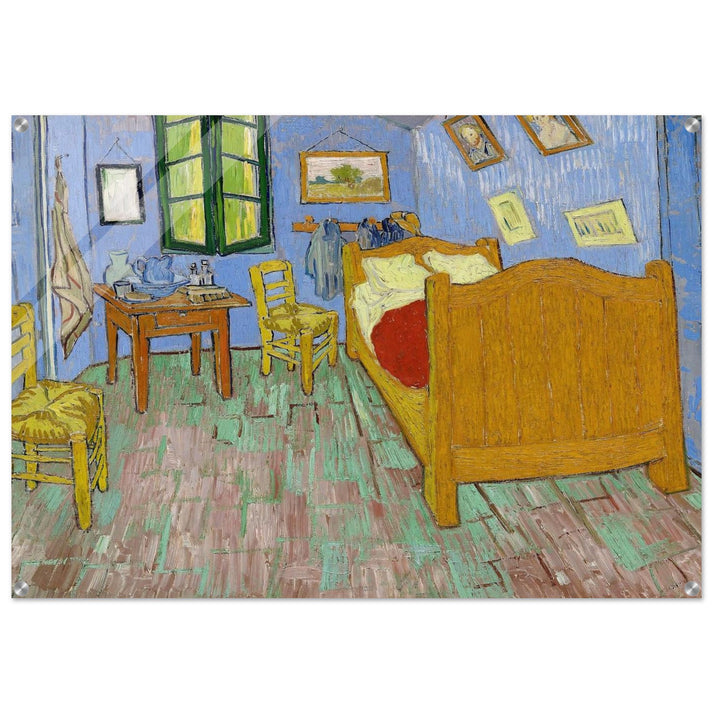 Vincent's Bedroom in Arles - Vincent van Gogh Acrylic Print - 70x100 cm / 28x40″ inches