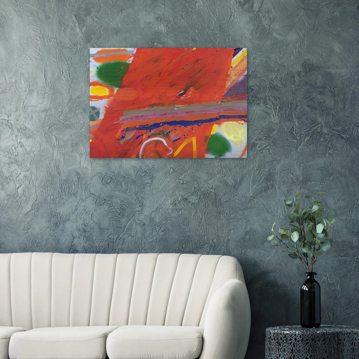 Empress - 1982 - Albert Irvin Brushed Aluminum Print - 70x100 cm / 28x40 inches | Albert Irvin Aluminum Print | Albert Irvin Prints