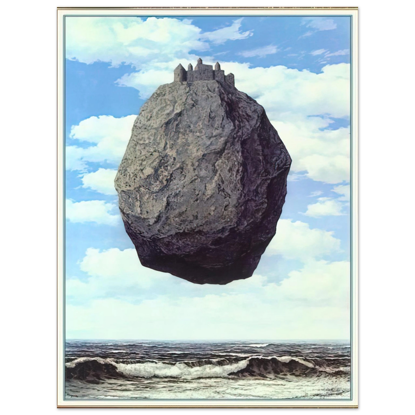 Rene Magritte - THE CASTLE OF THE PYRENEES 1959 Fine Art Poster - Default Title