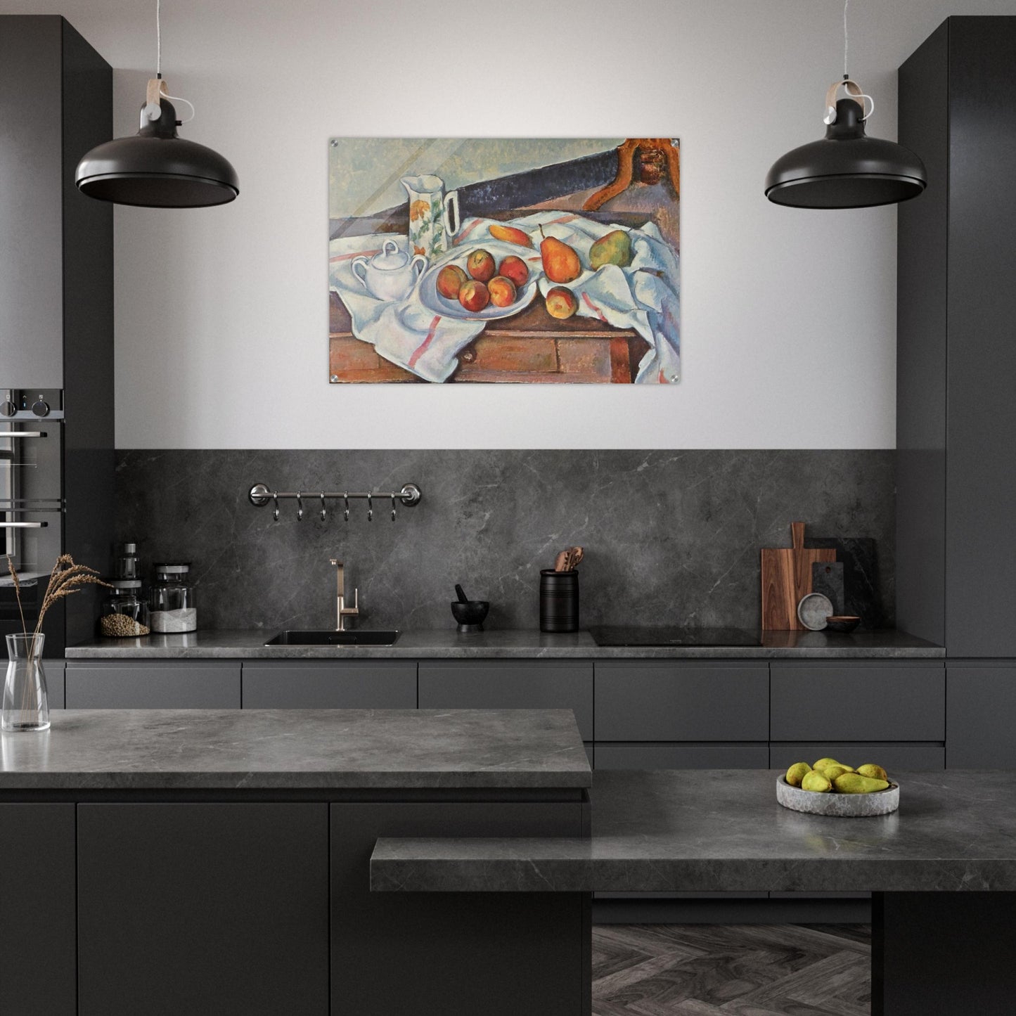 Still Life with Sugar - Paul Cézanne Acrylic Print - 70x100 cm / 28x40″ inches