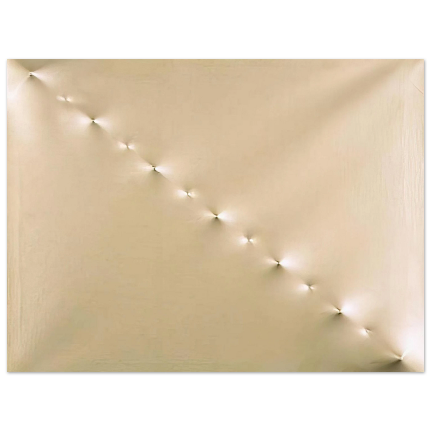 Enrico Castellani - Untitled - Spatialism Fine Art Poster - Default Title