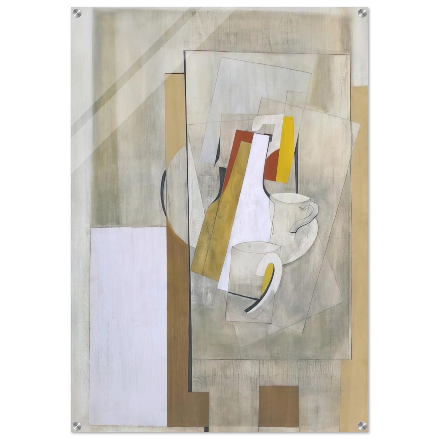 1945 still life - 1945 - Ben Nicholson Acrylic Print - 70x100 cm / 28x40″ inches | Ben Nicholson Wall Art | Ben Nicholson Prints