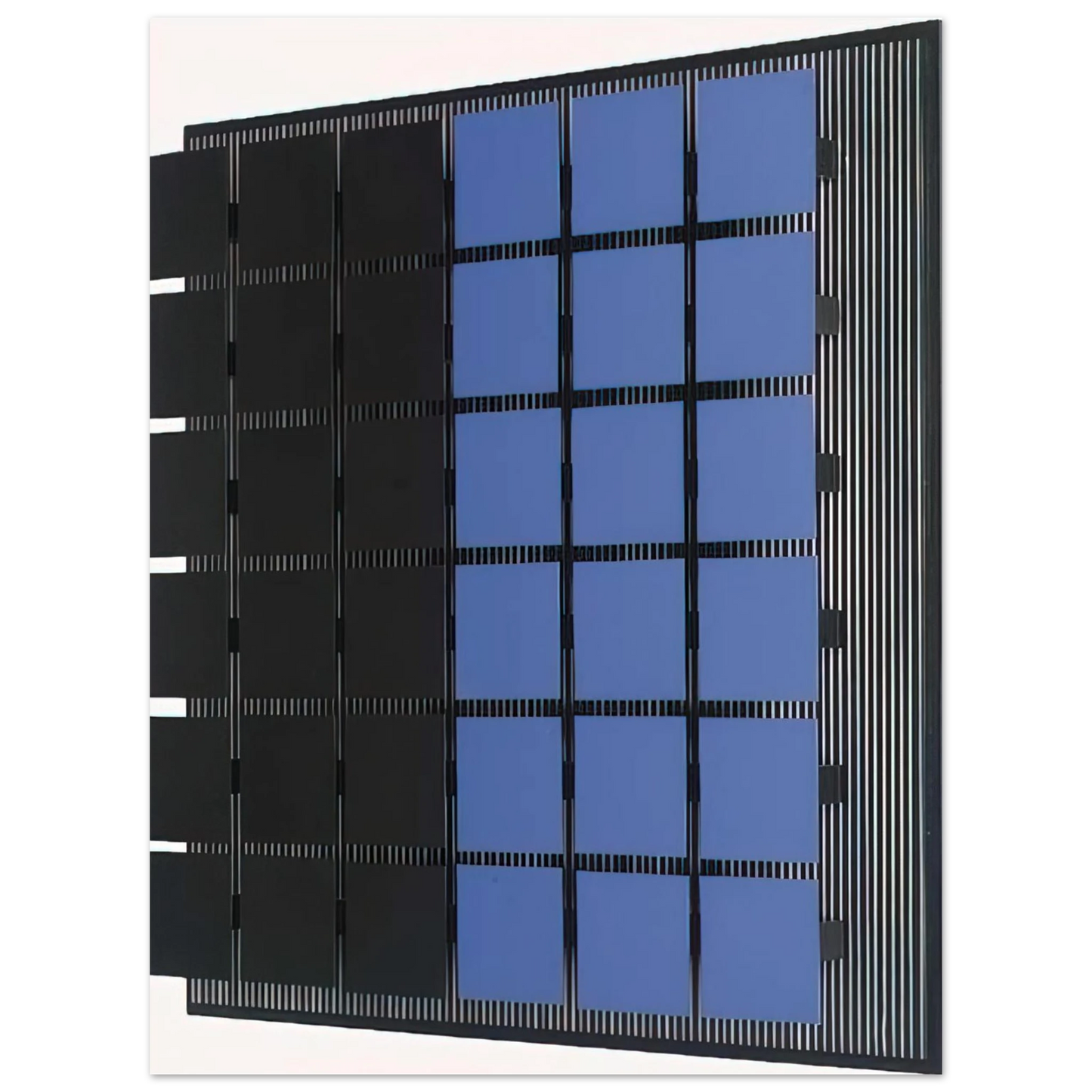 Jesus Rafael Soto - AZUL Y NEGRO Fine Art Poster - Default Title