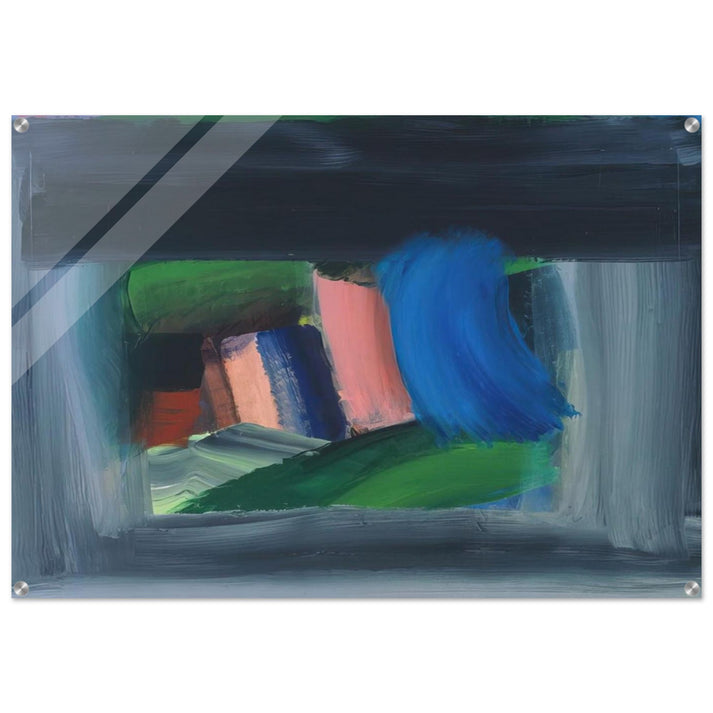 Rain - 1989 - Howard Hodgkin Acrylic Print - 70x100 cm / 28x40″ inches