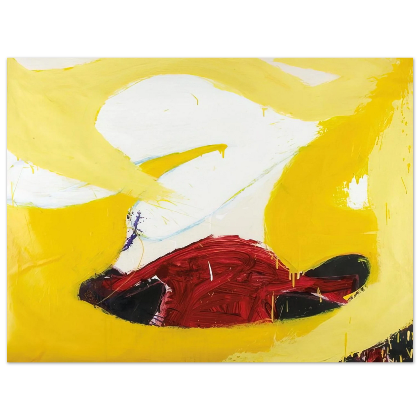 Norman Bluhm - Untitled - 1972 Fine Art Poster - Default Title