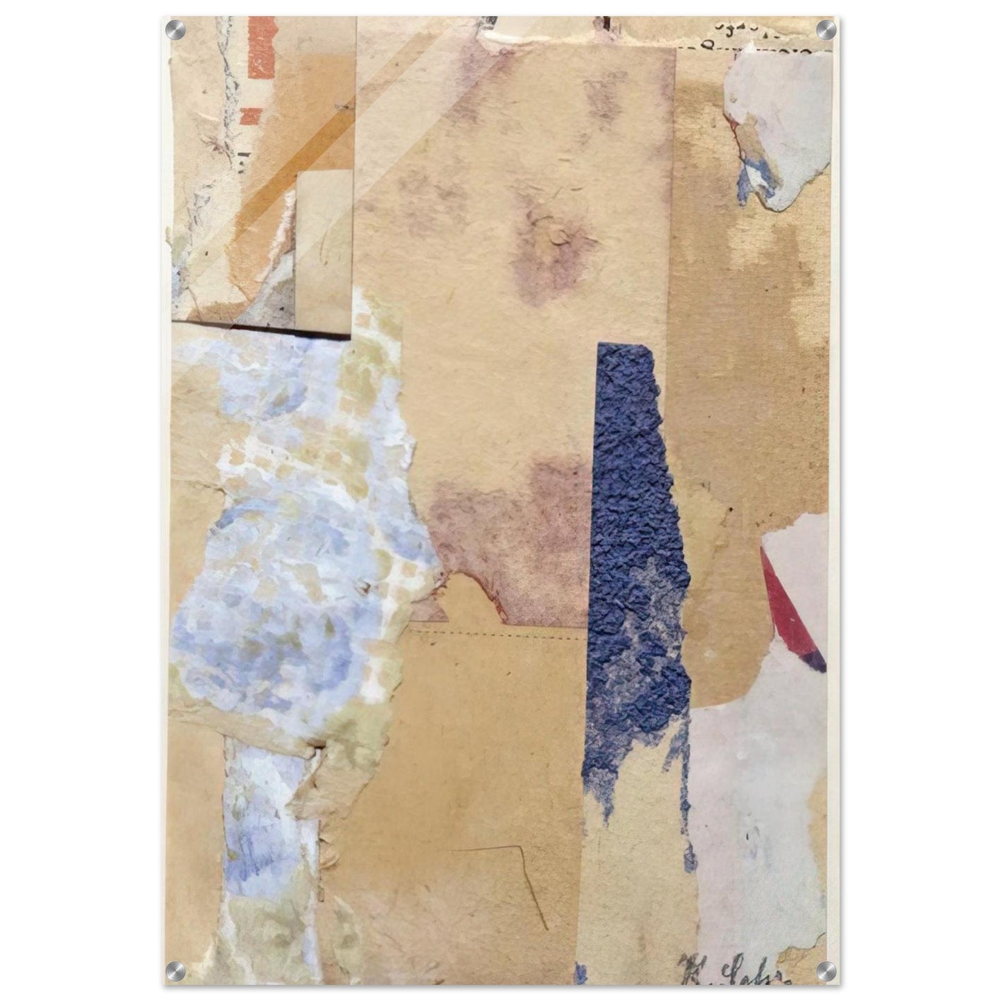 APHORISM 1923 - Kurt Schwitters Acrylic Print - 70x100 cm / 28x40″ inches