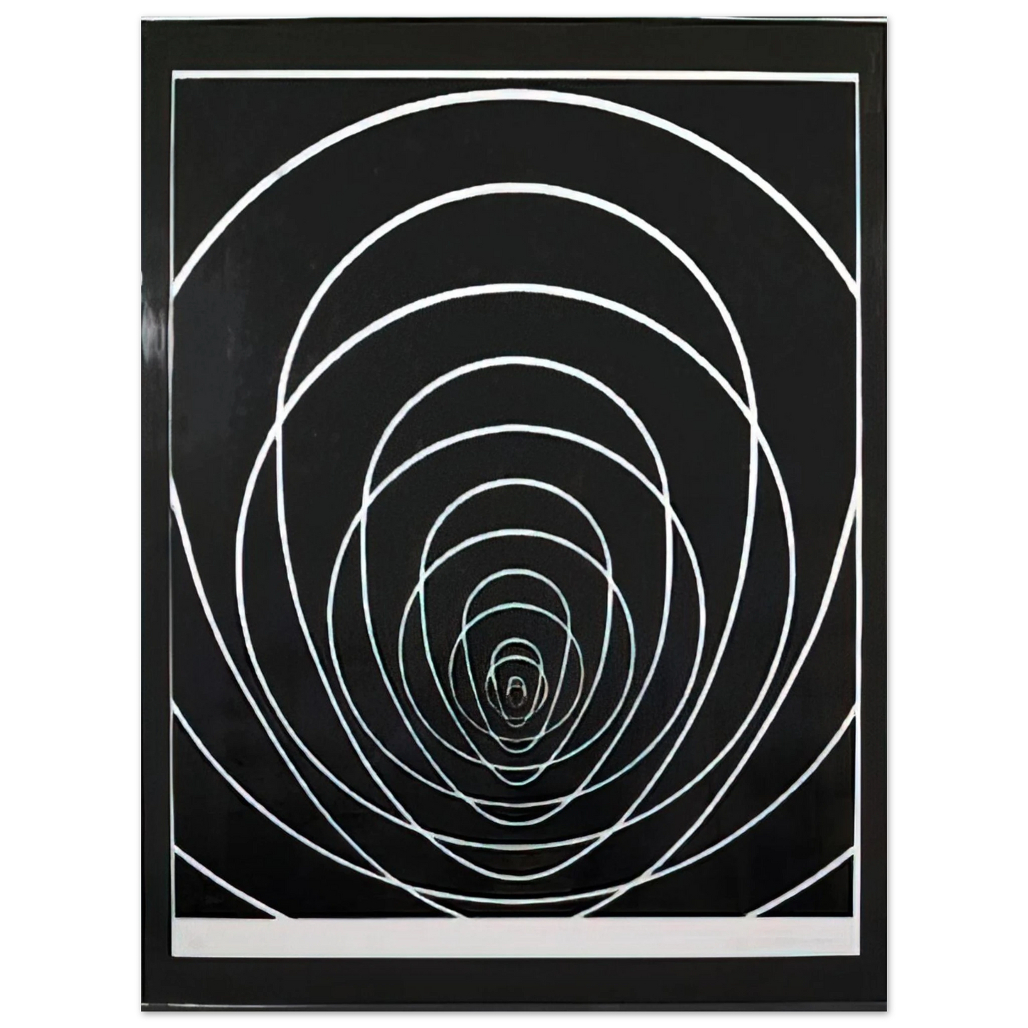 Clarence Holbrook Carter - Concentric Space - 1969 Fine Art Poster - Default Title
