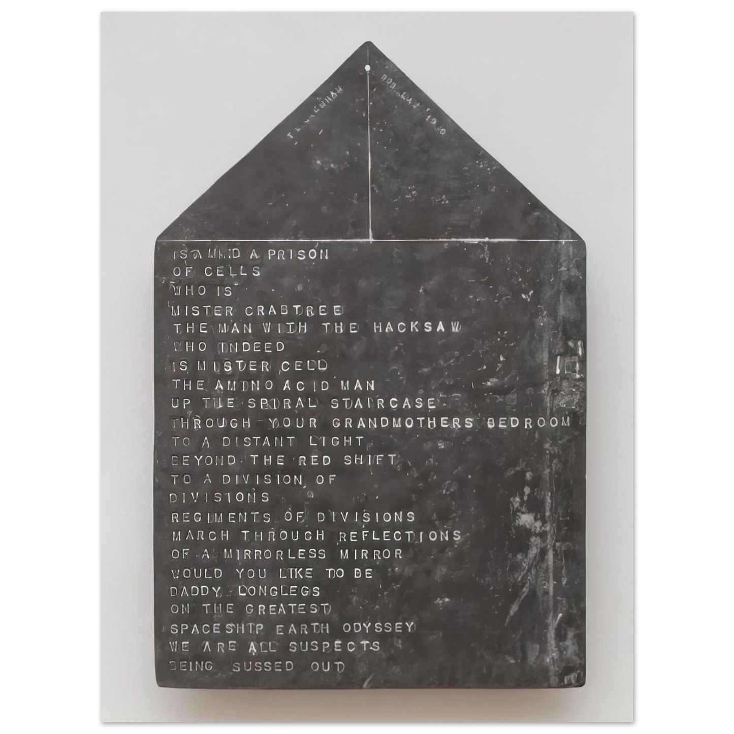 Bob Law - Is a Mind a Prison - 1970 Fine Art Poster - Default Title