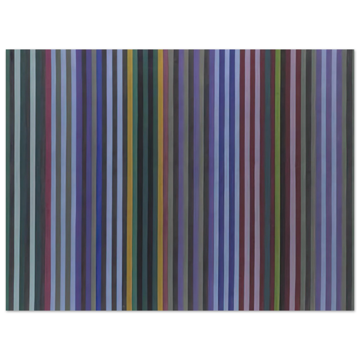 Gene Davis - Mohawk - 1970 Fine Art Poster - Default Title