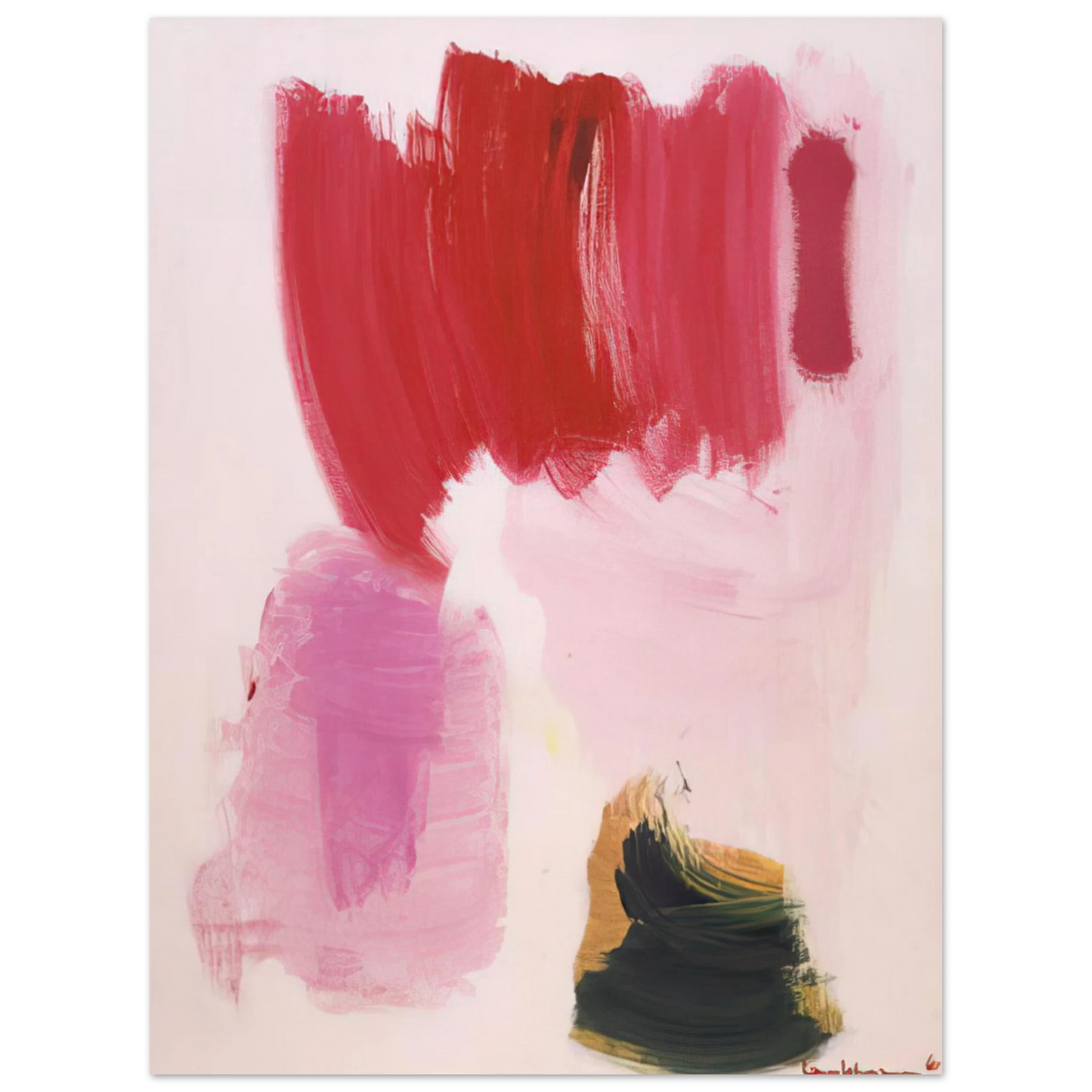 Hans Hofmann - Delirious Pink Fine Art Poster - Default Title