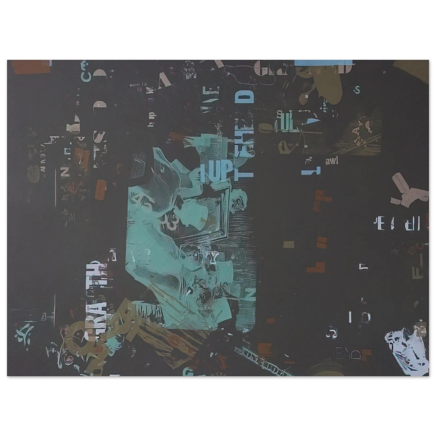 John Cage - Not Wanting to Say Anything About Marcel Detail - 1969 Fine Art Poster - Default Title