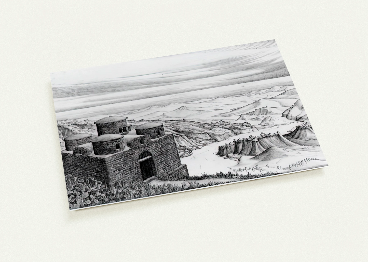 CATTOLICA OF STILO CALABRIA 1930 By MC Escher Pack of 10 Post Cards | MC Escher Post Cards | A6 (10.5 x 14.8 cm) - 4.1 x 5.8 inches