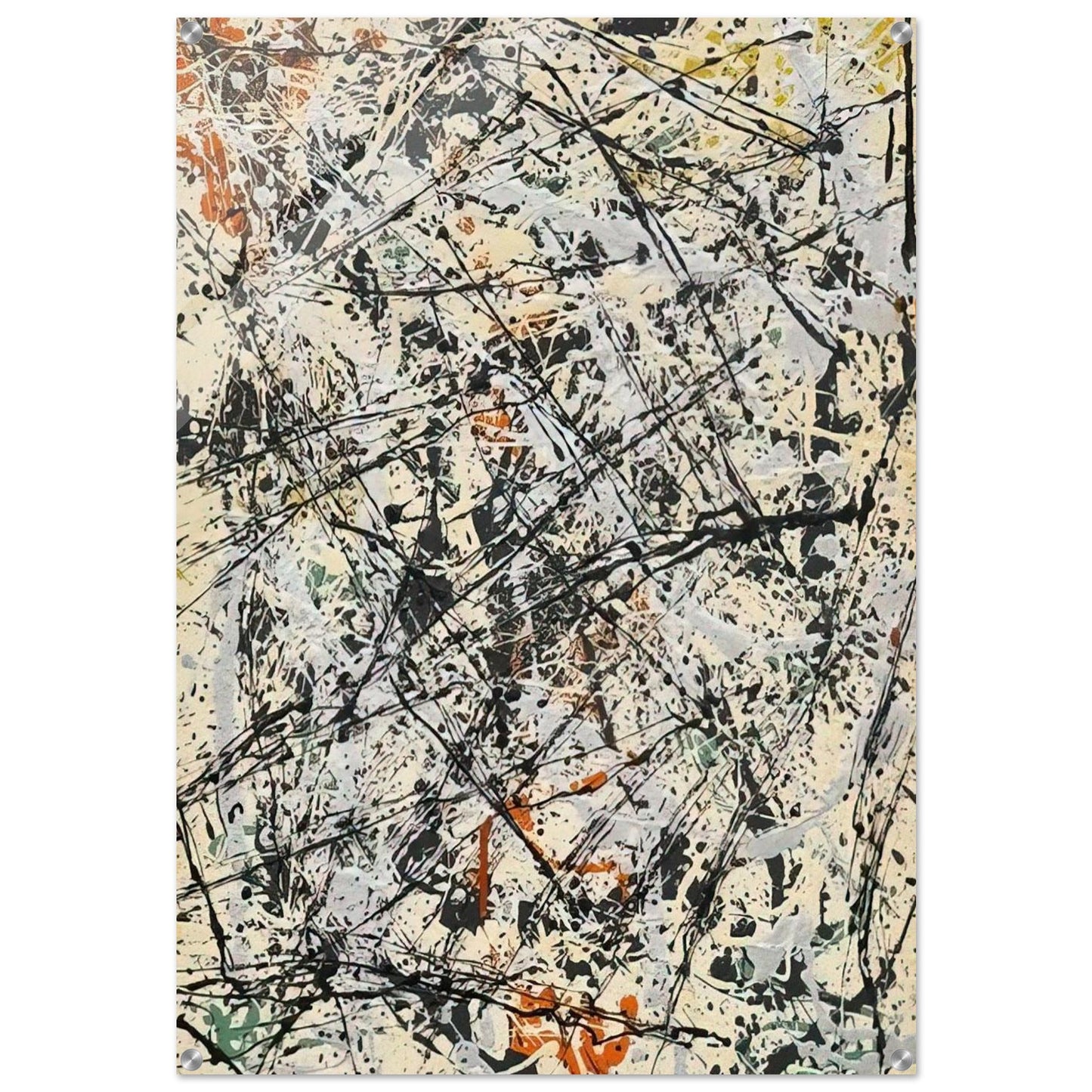 NUMBER 32 1947 - Jackson Pollock Acrylic Print - 70x100 cm / 28x40″ inches
