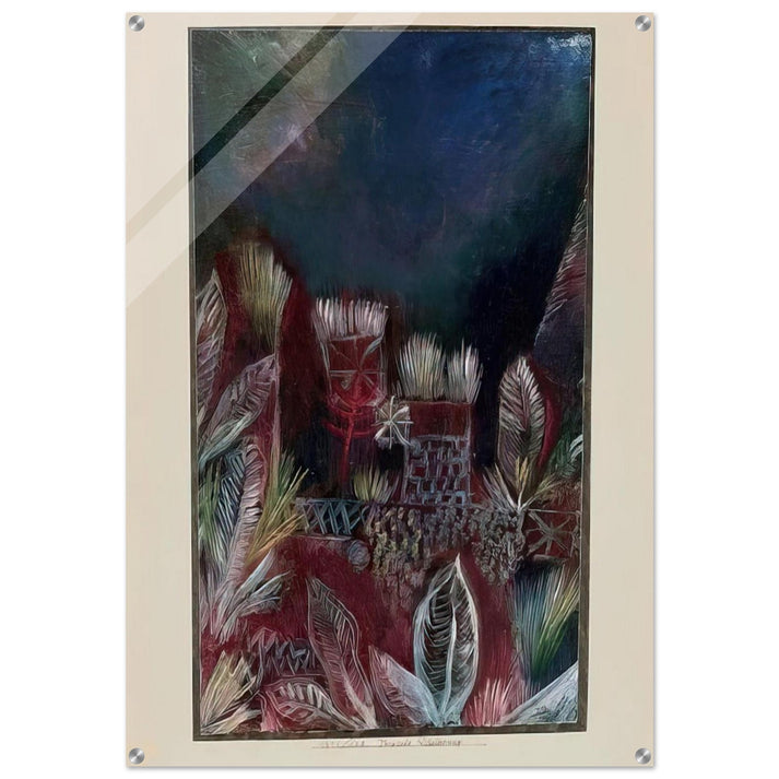 TROPICAL TWILIGHT 1921 - Paul Klee Acrylic Print - 70x100 cm / 28x40″ inches