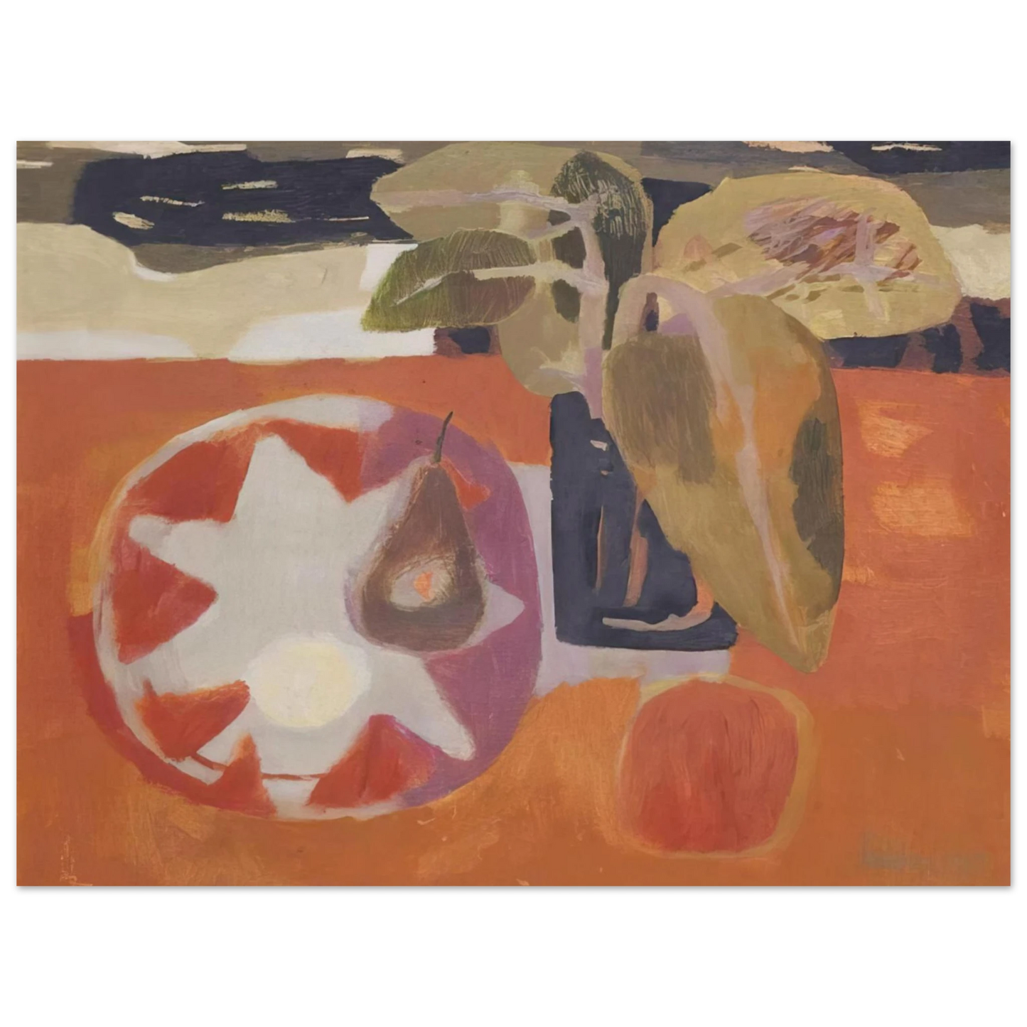 Mary Fedden - Leaves - 1963 Fine Art Poster - Default Title