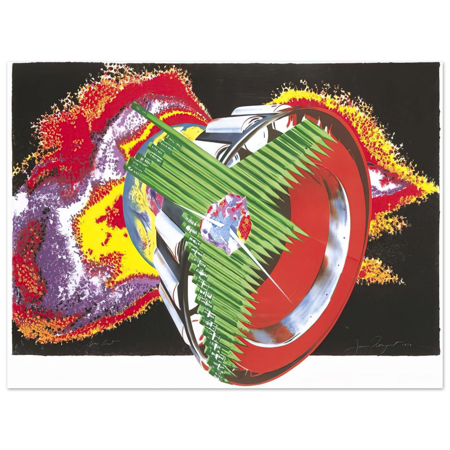 James Rosenquist - Space Dust Fine Art Poster - Default Title