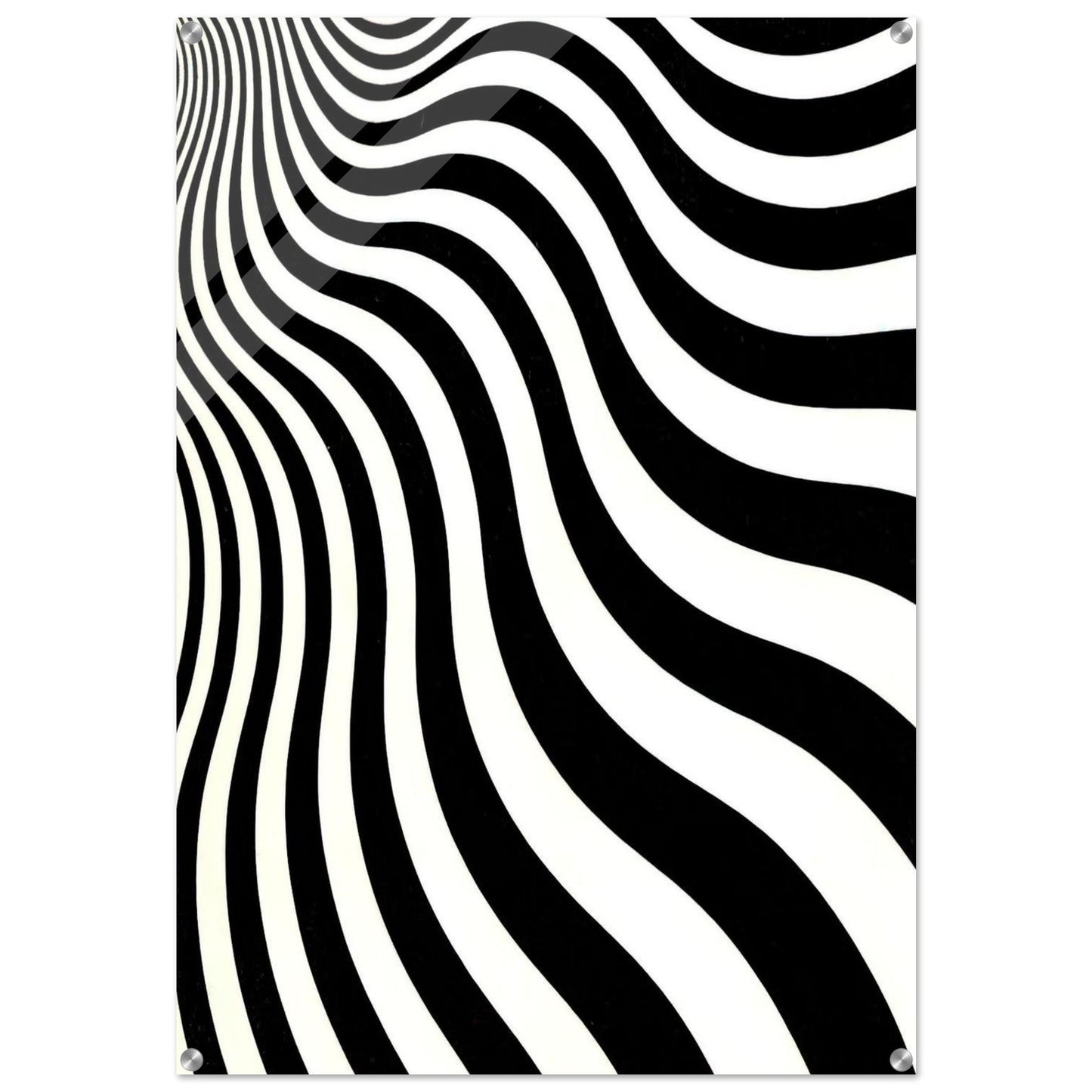 INTAKE 1964 - Bridget Riley Acrylic Print - 70x100 cm / 28x40″ inches