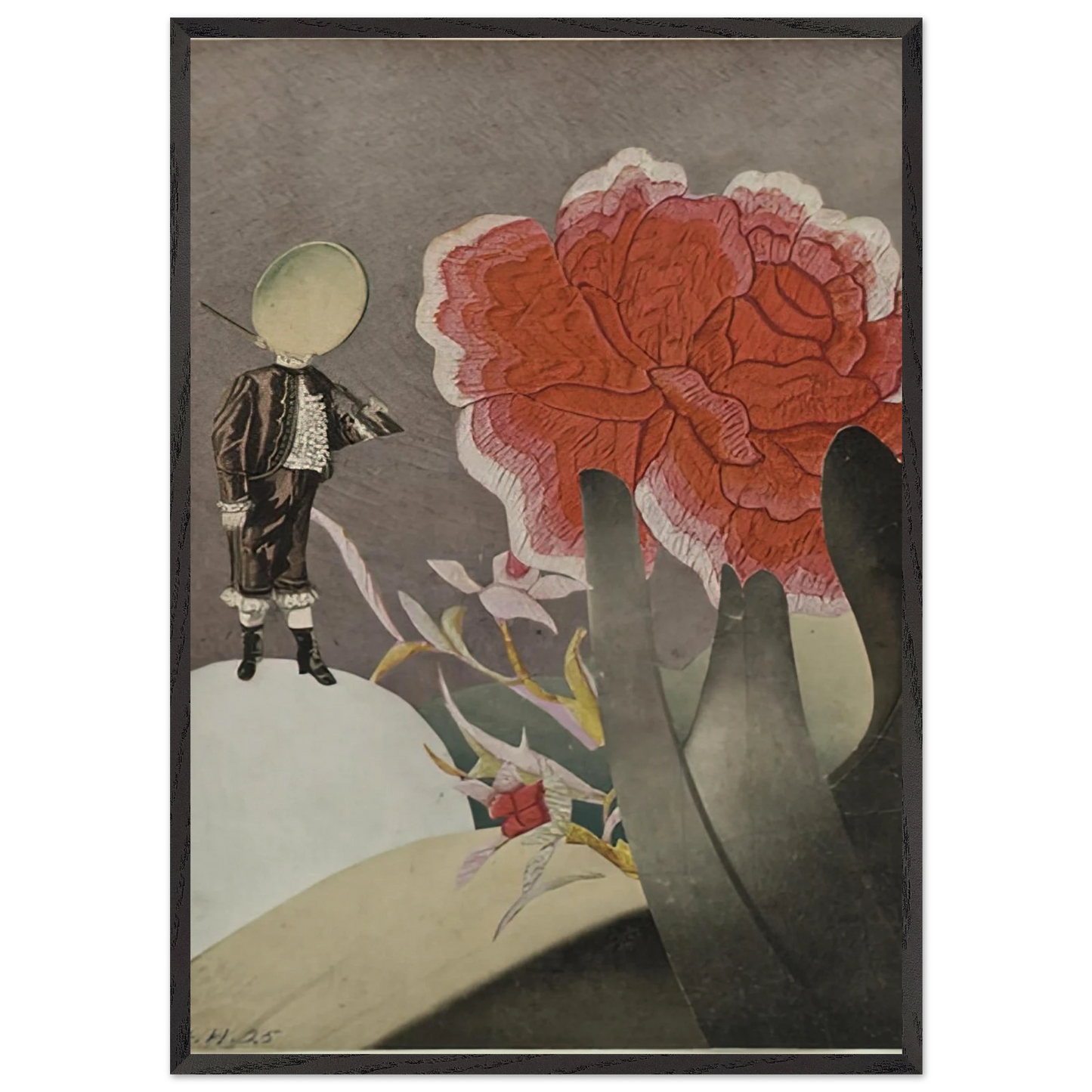WATCHED 1925 - Hannah Hoch Framed Art Print – Black Wooden Frame - Default Title - -Framed Art Print