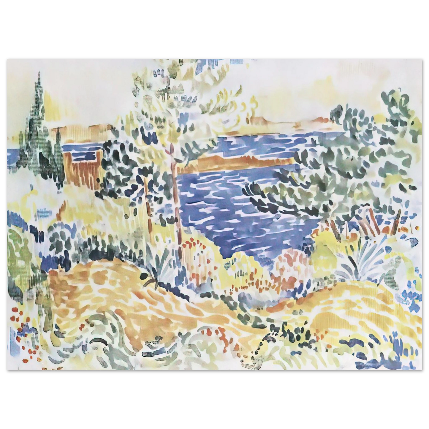 Henri-Edmond Cross - Lavender Fine Art Poster - Default Title