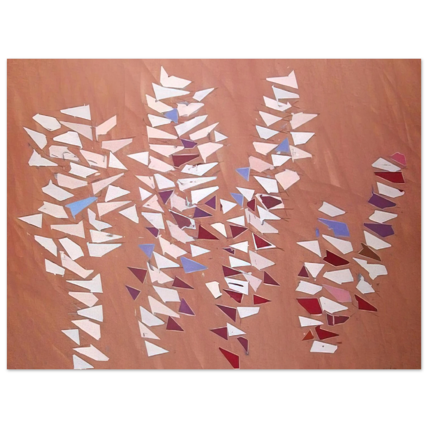 Robert Goodnough - On Gray Pink - 1988 Fine Art Poster - Default Title