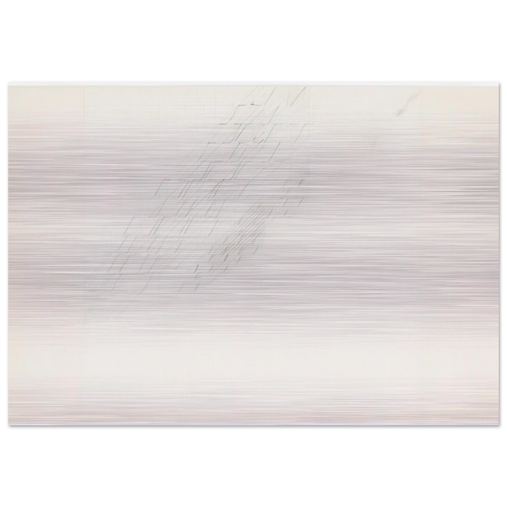 Untitled - 1977 - Nasreen Mohamedi Brushed Aluminum Print - 70x100 cm / 28x40 inches | Nasreen Mohamedi Aluminum Print | Nasreen Mohamedi Prints