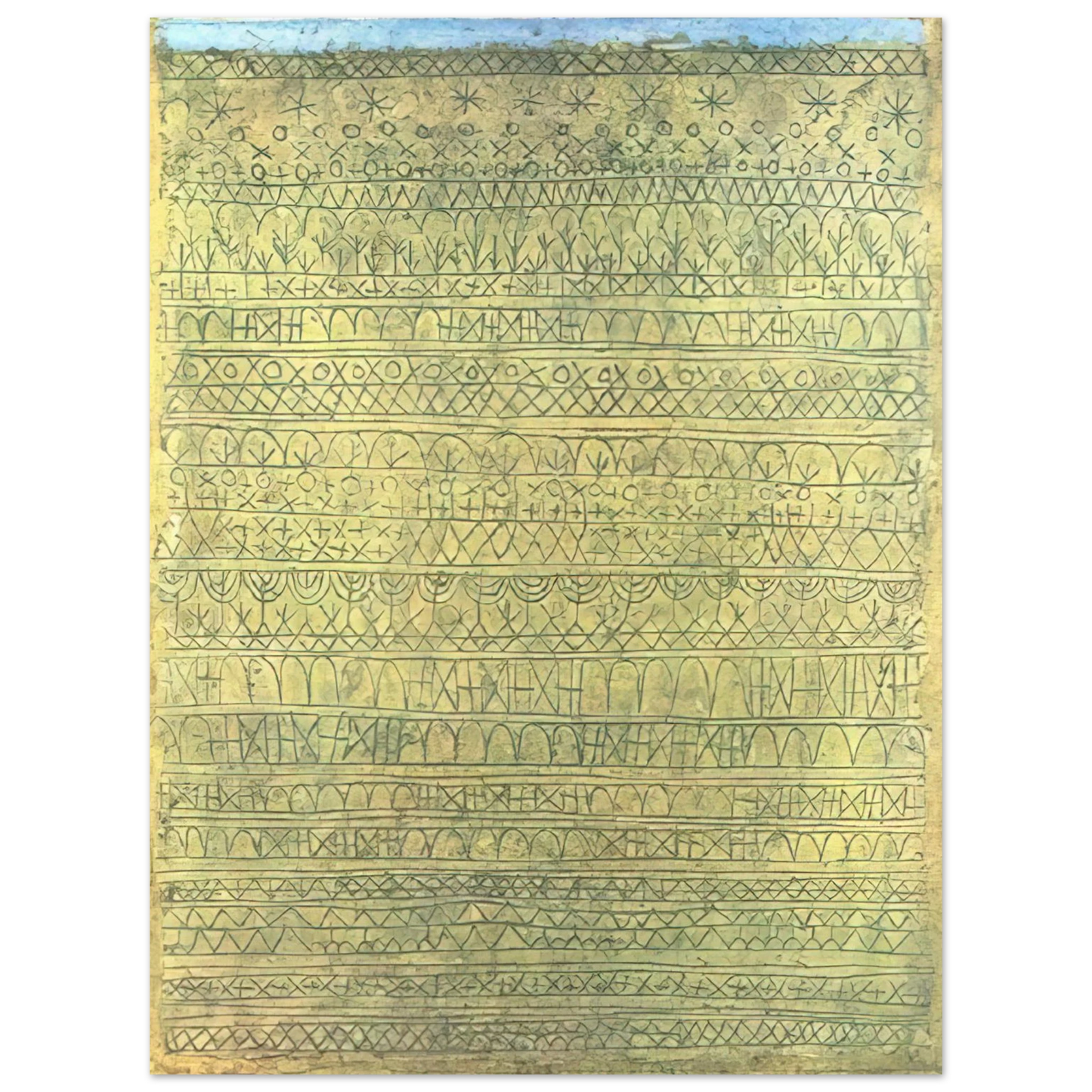 Paul Klee - PASTORAL RHYTHMS 1927 Fine Art Poster - Default Title