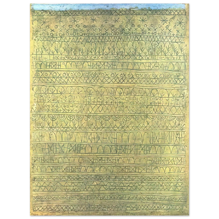 Paul Klee - PASTORAL RHYTHMS 1927 75x100 cm / 30x40inches Fine Art Poster